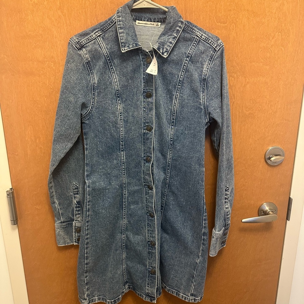 Abercrombie & Fitch Blue Denim Jacket